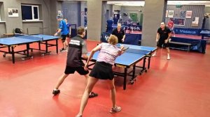 I ф. Чирков/Стрижанов (1297) - Мешков/Файтельсон (935) 15.03 Парный турнир настольный теннис