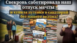 Истории из жизни \ Свекровь саботировала наш отпуск мечты