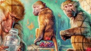 Открыл ли Стёпа бутылку? Люся смотрит злым взглядом и щелкает косточки! Мы ей никогда не нравились!