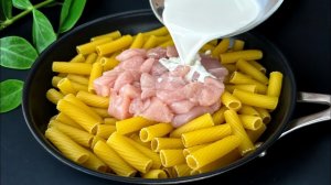 НИКОГДА НЕ ВАРИТЕ МАКАРОНЫ в кастрюле! ИТАЛЬЯНЦЫ БЫ АХНУЛИ, макароны с курицей в одной сковороде