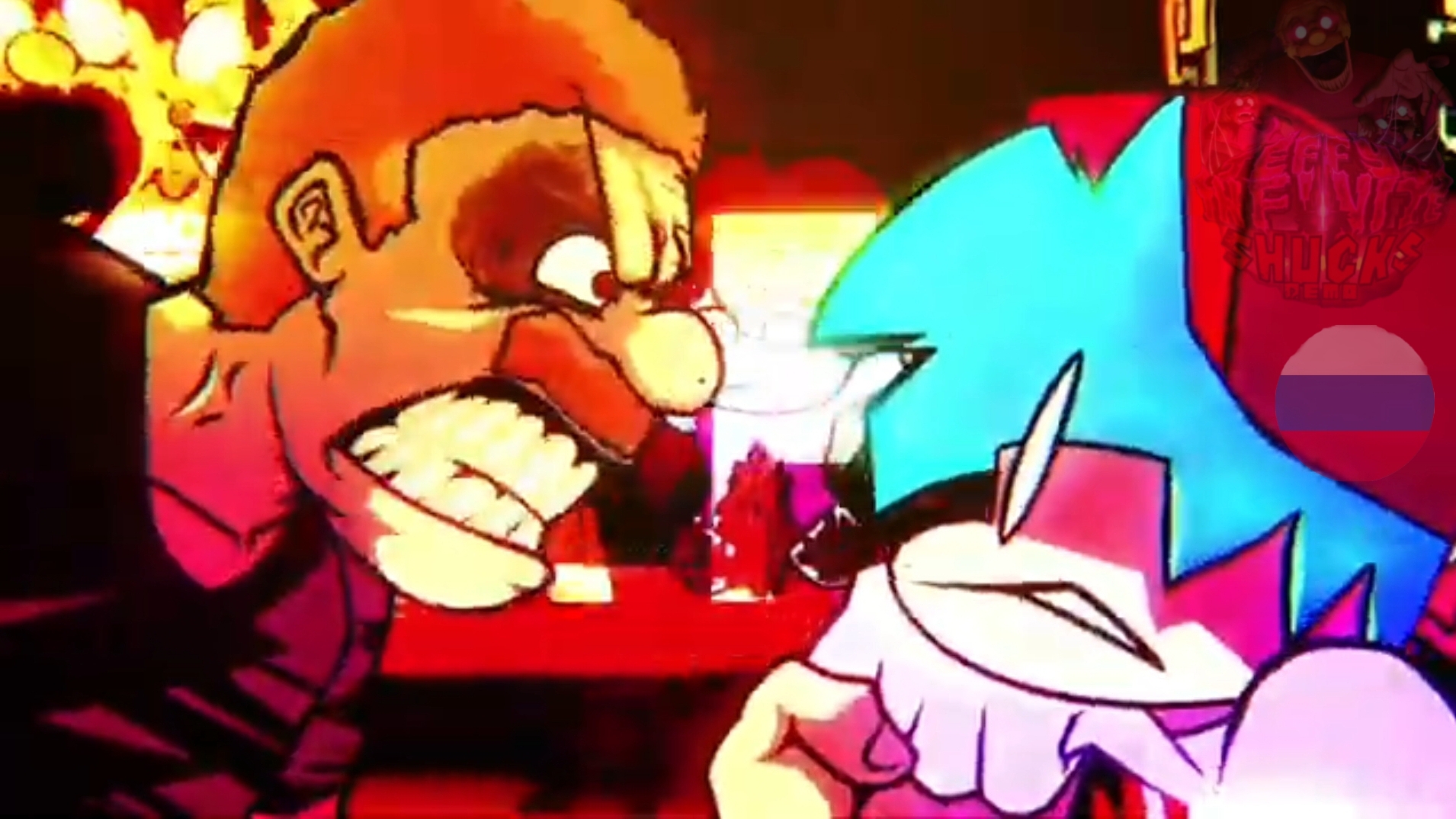 SHUCKS BF MIX + перевод на русский FNF MOD