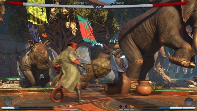 Injustice 2 Hellboy против Leonardo