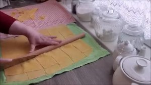 Как я делаю и храню лапшу и сочни для бешпармака!  Домашняя еда Кухня Рецепты  #еда