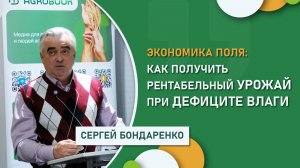 Экономика поля: как получить рентабельный урожай при дефиците влаги [+ВИДЕО]