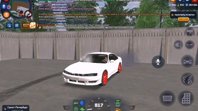 дрифт на машине в родине.Эдит