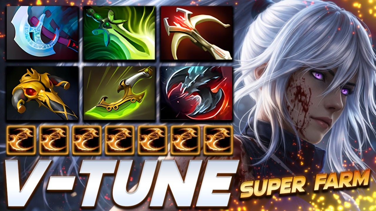 Vtune Luna Super Farm — профессиональный геймплей в Dota 2 [Смотри и учись]