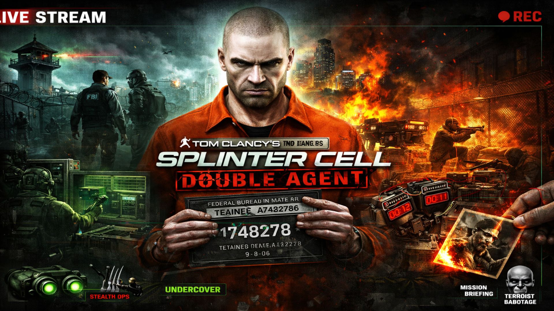 This is Tom clancy's splinter cell double agent Уже 3 серия