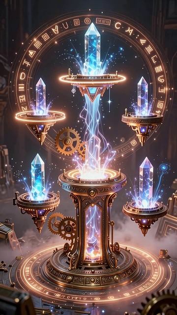 Магия кристаллов: тайны таинственного механизма #кристаллы #магия #мистика