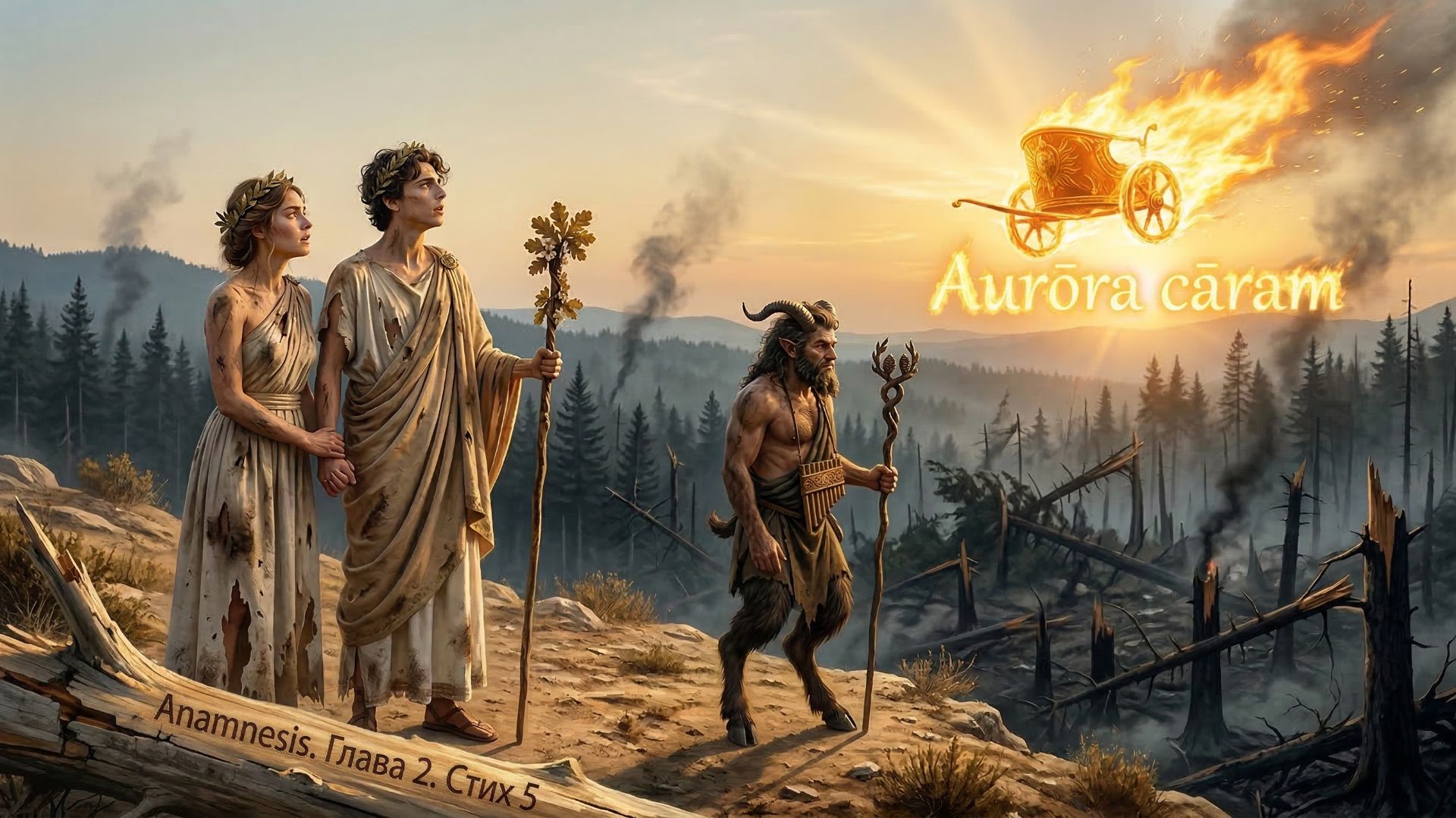 Рок - опера Anamnesis. Глава 2. Стих 5. Aurōra cāram