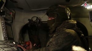 Боевая работа расчета «Бук-М3» группировки войск «Запад»