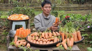 Кисло-сладкая маринованная редька и кисло-сладкая морковь. Вкусные блюда во Вьетнаме