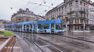 Прогулка по Цюриху под дождем в субботу, Швейцария. Пешеходная экскурсия 🇨🇭 ☔⛈️