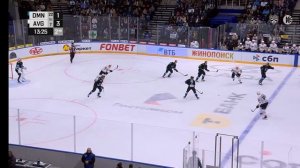 Динамо Минск- Авангард 1:3/Фонбет КХЛ.