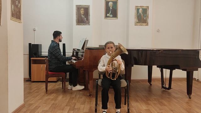 Демкина Стефания Михайловна 1 возрастная. Младшая группа Народная песня Журавель