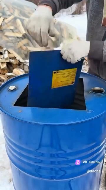 Самая бюджетная печь для теплицы. Как вам такая идея?