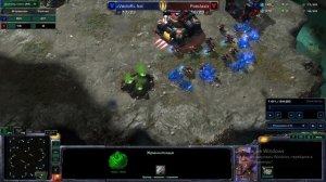 SC2 ТвТ 2800ммр 1-1-1 vs Барак+ЦЦ