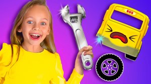 Песня о машине Бу— Бу| Детские песни Майи и Маши+Детские сборники