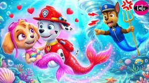 Щенячий патруль и Маршалл. Залипательное видео. Мультфильм для детей и малышей. Анимация 394