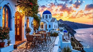 Sunset in Santorini