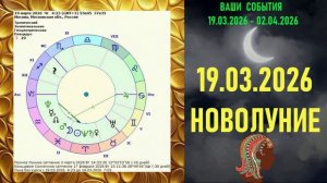 ДЕВА: "СОБЫТИЯ от НОВОЛУНИЯ с 19 МАРТА по 2 АПРЕЛЯ 2026 года"!!!