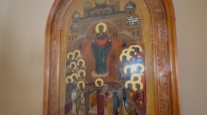 Очень красивый храм в мужском монастыре город Рязань Россия.