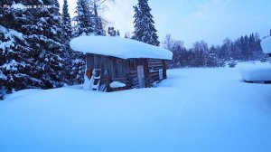 ПОХОД НА БЛИЖНЮЮ ИЗБУШКУ. МОТОТОЛКАЧ АЛЬБАТРОС ХЛВ9 УТОНУЛ В СНЕГУ 1/2 серия