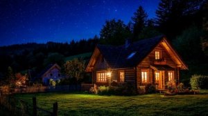 Расслабляющие звуки ночной природы в деревне для отдыха и сна