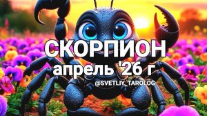 ♏️ СКОРПИОН. АПРЕЛЬ 2026 года 🔮