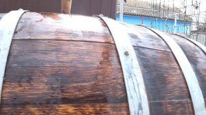 Рассохлась и течёт безбожно дубовая бочка 100 л. Устраняю течь