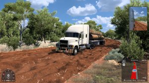 American Truck Simulator.  Карта. Australia Outback Map.