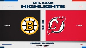 17.03.2026 | ОБЗОР МАТЧА | Нью-Джерси Дэвилз - Бостон Брюинз | Highlights