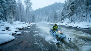 ТАЙГА Утопили СНЕГОХОД река Сухой пит Рыбалка Охота