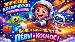Эпические космические приключения! Волшебное космическое путешествие маленького Лео к звездам.