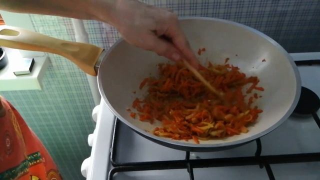 Фасоль зеленая с грибами (можно в пост)