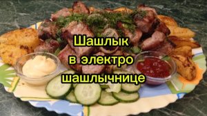 Шашлык в электро шашлычнице.