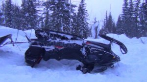 ТАЙГА перевернули СНЕГОХОД дорога на Сухой пит ручей ПИХТОВЫЙ Рыбалка Охота