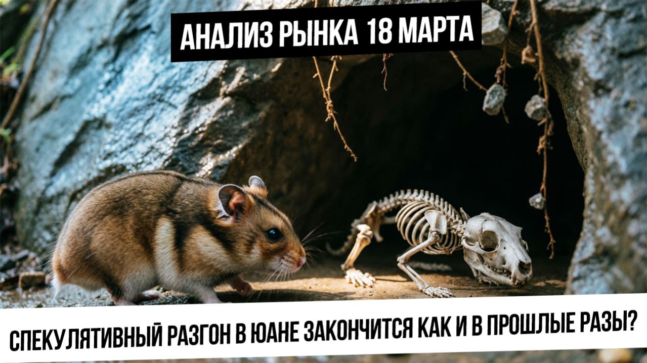 Анализ рынка 18 марта. Спекулятивный разгон в валюте! Нефть и газ падают! Биткойн завис на 74000