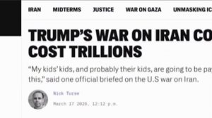 🇺🇸⚔️🇮🇷«За это придётся расплачиваться нашим детям и внукам»: Война с Ираном может обойтись США в