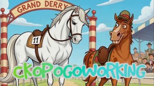 Английская скороговорка про лошадей(One-one was a race horse.)