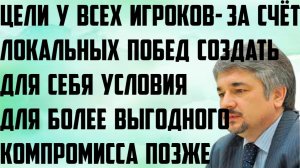 Ищенко: Цели всех- за счёт локальных побед создать условия для более выгодного компромисса для себя.