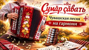 Чувашская песня Ҫумӑр ҫӑвать. Чувашская гармонь.