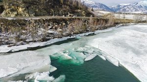 Весенние покатушки , река Катунь