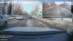 Sho-Me Combo Mirror WiFi DUO днём