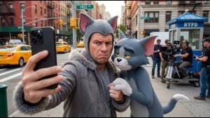 Что, если бы мы могли попасть в мир Тома и Джерри? 🐱🐭#фильм #сериал #marvel #киноролики #ai