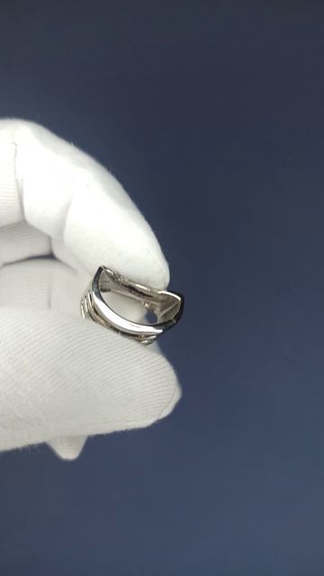 Украшения для пояса рифл. маленький никель, Артикул 00926