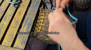 Мастер-класс "Бордюр для кашпо из ротанга СТРЕЛКА"