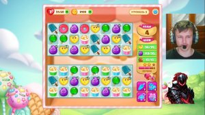 тёмный рыцарь прошёл 1 ур. остальные сложные в долине сладостей. 20 серия.