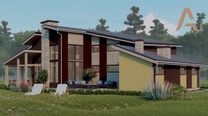 Удобный дом для комфортной загородной жизни. Обзор дома с сауной, террасой, балконом и вторым светом