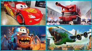 МОЛНИЯ МАКВИН ТАНК против МАКВИНА ПАУКА 🏎️ Битва ТРАНСФОРМЕРОВ и МОНСТРОВ! 💥 Мультик