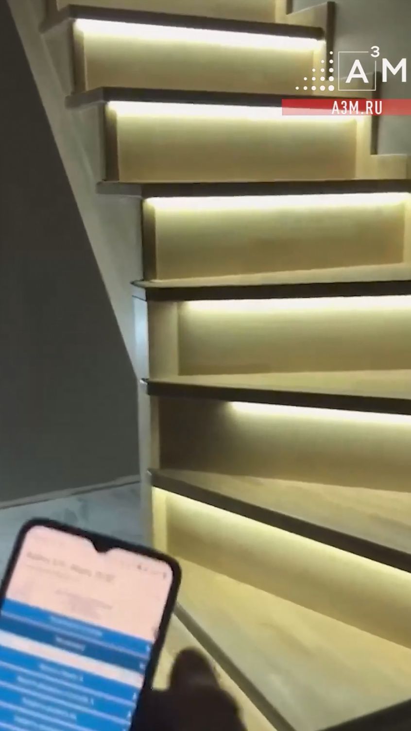 Реальный отзыв о подсветке лестницы A³M | Пример установленной системы